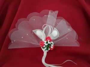 çiçekli nikah şekeri modelleri