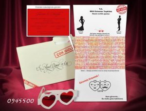 Top Secret Düğün Davetiyesi - 5500