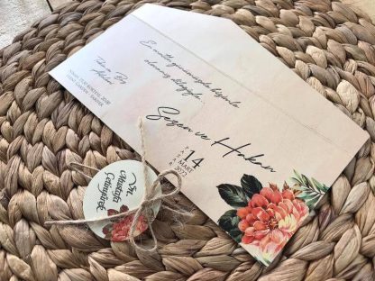 Zarfsız Düğün - Nişan Davetiyesi