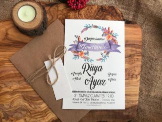 Boho Davetiye Modeli