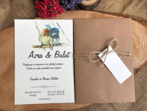 Çifte Kuşlu Davetiye