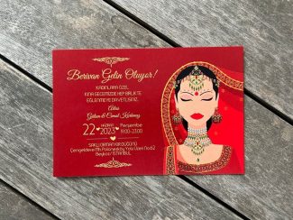 Ekonomik Kına Davetiyesi Modeli - 0367092