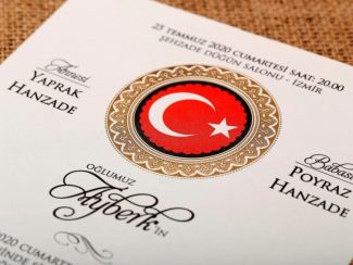 Bayraklı Sünnet Davetiyesi