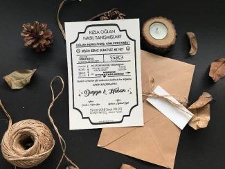 Dedikodulu Düğün Davetiyesi