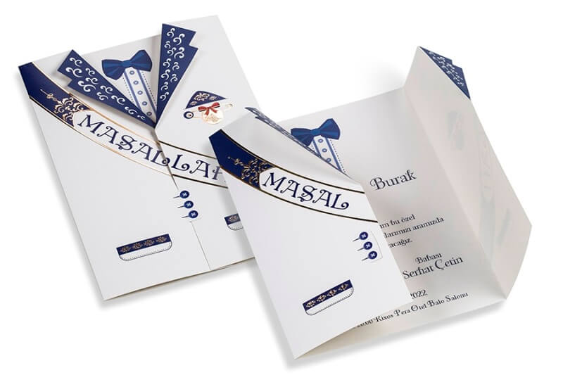 Beyaz Sünnetlik Sünnet Davetiyesi 15680934