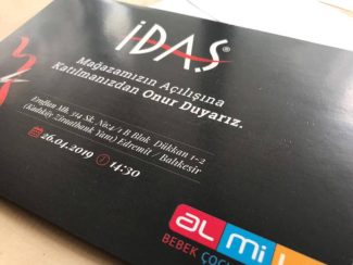 Renkli Baskılı Açılış Davetiyesi