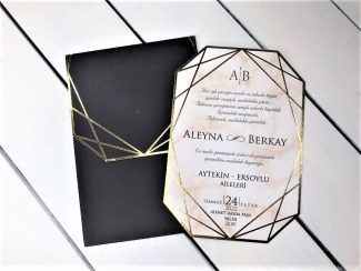 Geometrik Sekizgen Davetiye Modeli 1708387