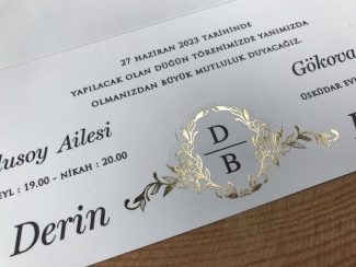 Krem, Zarfsız Uygun Davetiye - Image 4