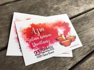 Kırmızı Mumlu Kına Davetiyesi - Image 3