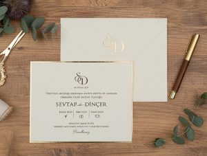 Erdem 5116 | Klasik ve Sade Davetiye