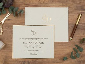 Erdem 5116 | Klasik ve Sade Davetiye