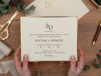 Erdem 5116 | Klasik ve Sade Davetiye - Image 3