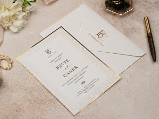 Erdem 5118 | Mühürlü Sade Şık Davetiye - Image 2