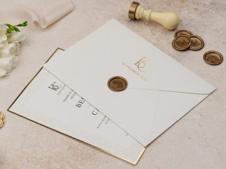 Erdem 5118 | Mühürlü Sade Şık Davetiye - Image 4