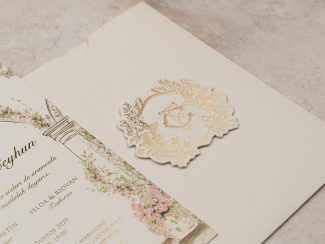 Erdem 5126 | Floral Sütunlu Davetiye - Image 3